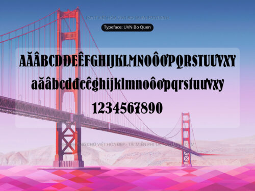 Font việt hóa SFU Baskervillebook 7
