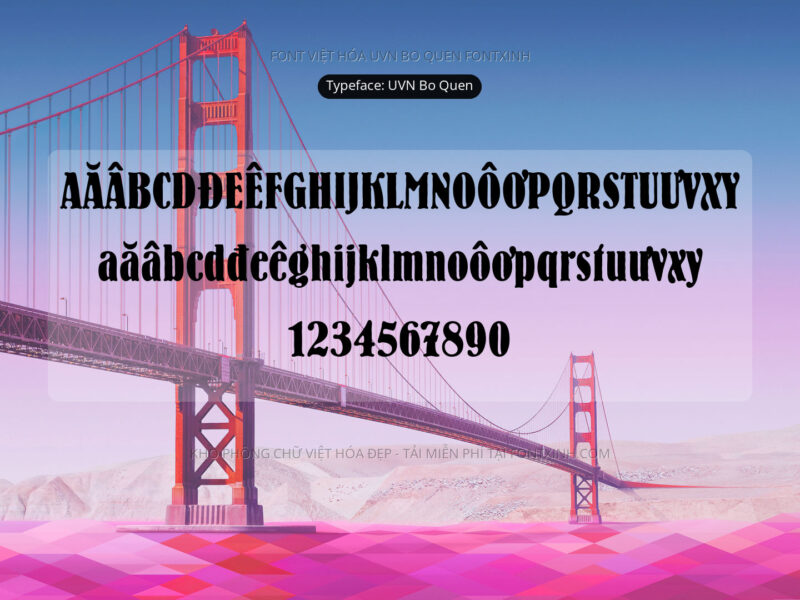 Font việt hóa SFU Baskervillebook 7